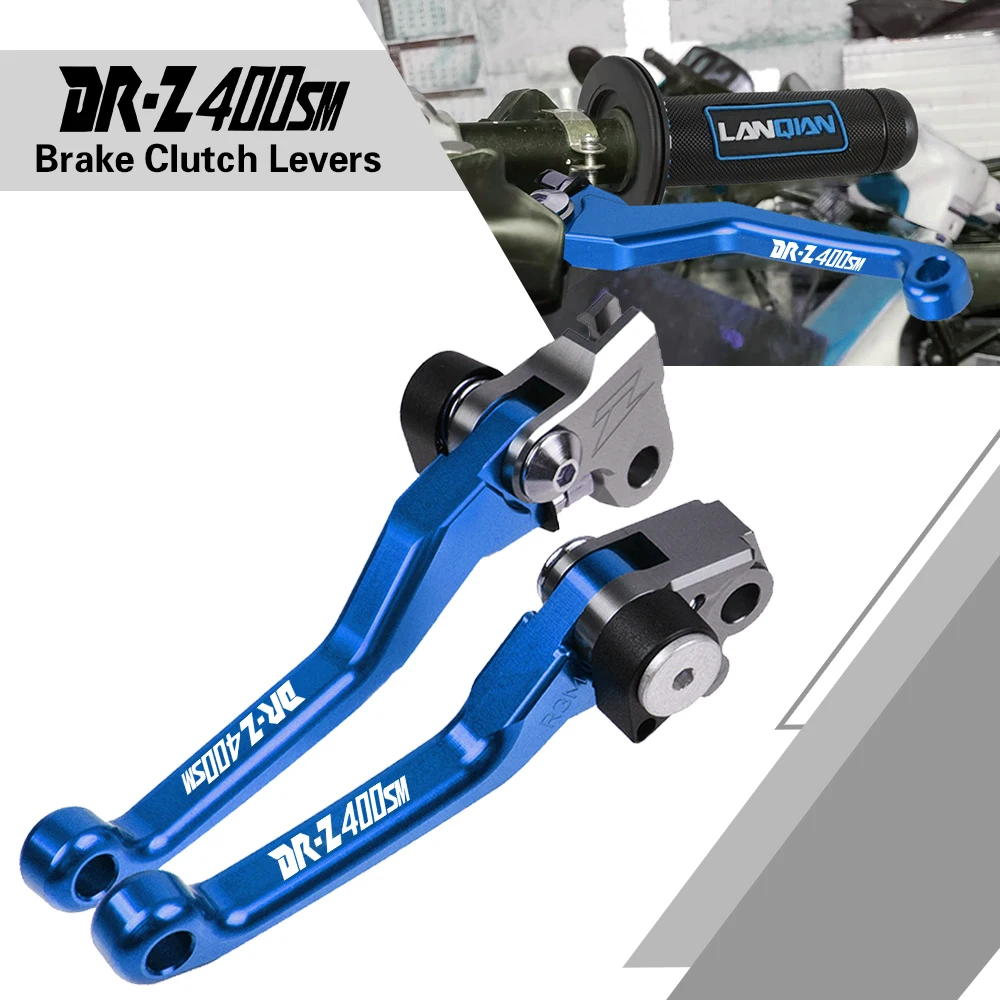 

Motorcycle CNC Pivot Brake Clutch Lever Dirt Bike Motocross For Suzuki DRZ400SM DR-Z DRZ 400 SM 2000-2017 2016 2015 2014 2013 12