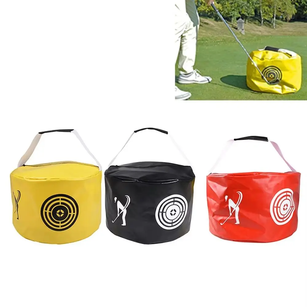 Impact Resistant Golf Hitting Bag Improve Accuracy Multifunctional Golf Swing Trainer Strength Improvement Portable
