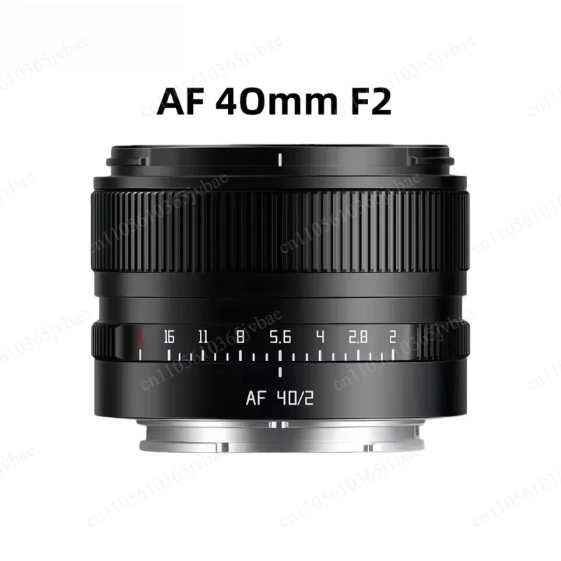 Lightweight Metal 40mm Standard Fixed Focus Large Aperture Portrait Street Sweeping Photography Lens