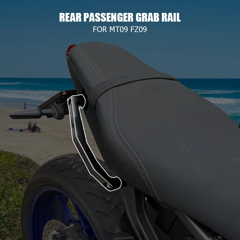 

Мотоциклетные алюминиевые задние поручни на заднее сиденье, пассажирские поручни, ручка для Yamaha MT-09 MT09 SP MT 09 2021 2022 2023