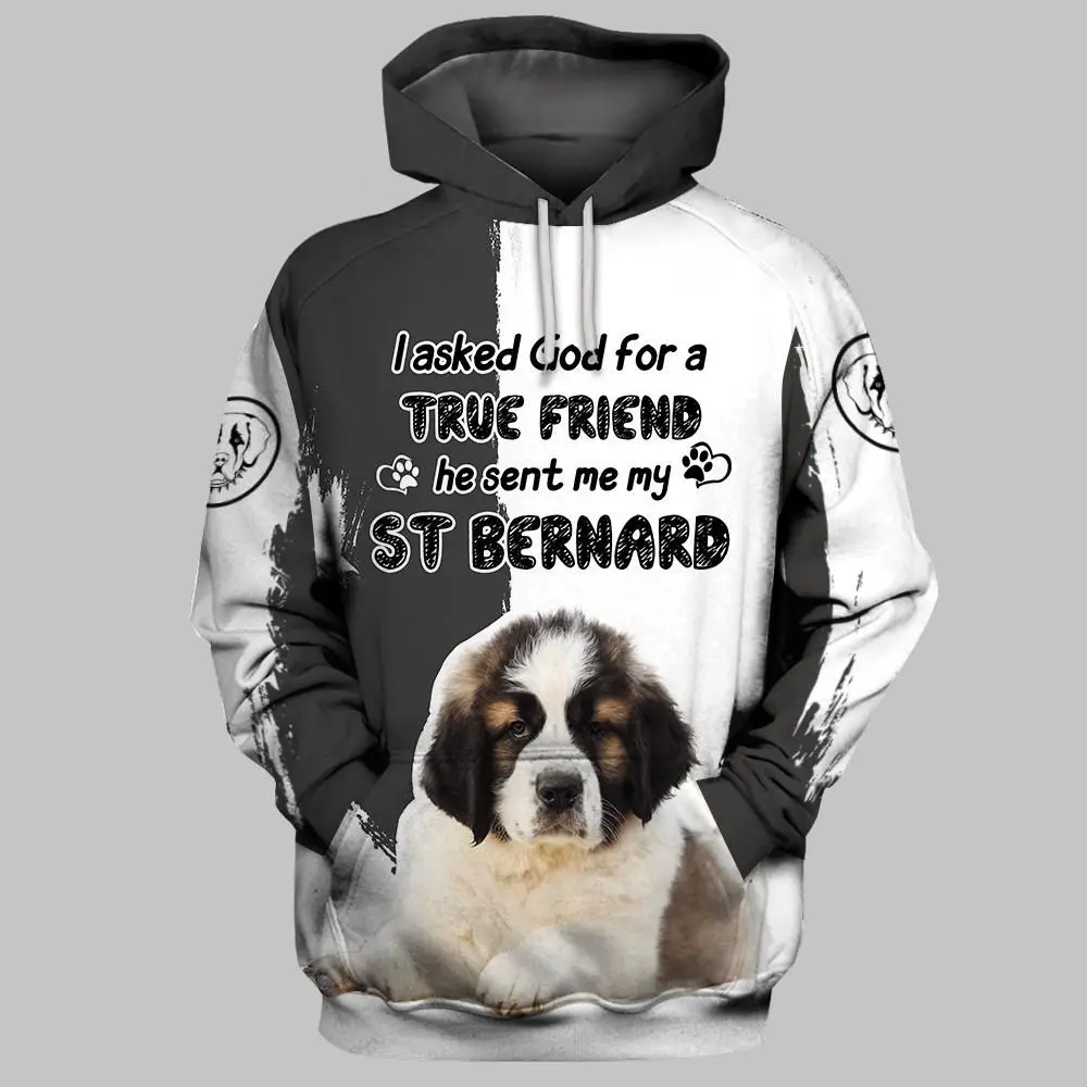 3D Print Animal Dogs Graphic Men's Women's Hoodies Fashion Casual Comfortable Autumn Clothes Loose Long Sleeve Hooded Sweatshirt