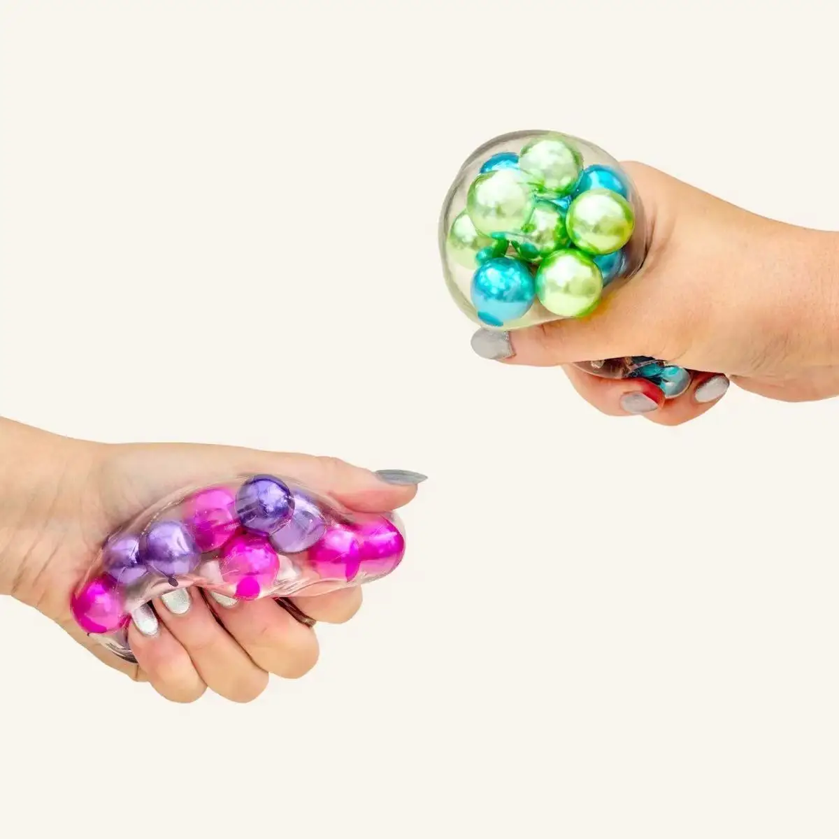 Neuer kreativer Squeeze-Fidget-Würfel, Perlenball, Zauberwürfel, Stressabbau, Anti-Angst-Sensorikspielzeug, Geschenk für Erwachsene, Squeeze-Spielzeug, Geschenke – Detail 2