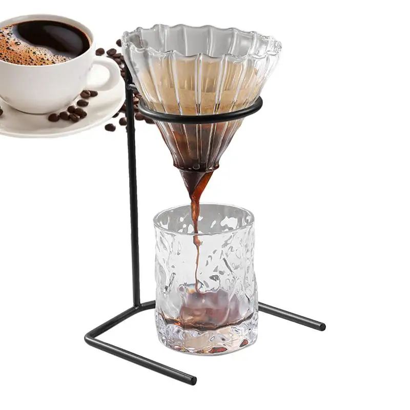 

Pour Over Stand Coffee Station Coffee Pour Over Stand Metal Coffee Brewer Holder Hand Drip Coffee Bracket Coffee Filter Holder