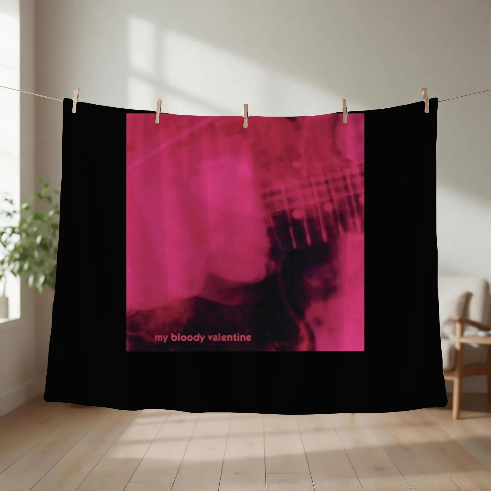 Loveless - My Bloody Valentine Essential T-Shirt.png Throw Blanket couch cozy soft plush fuzzy picnic outdoor blanket