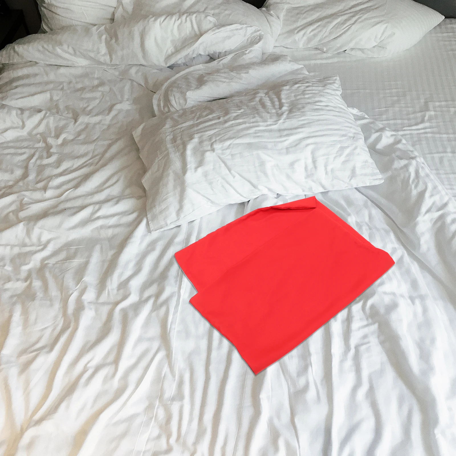 

2Pcs Polyester Pillowcases Envelope Style Matching Bed Comfortable Stain Resistant Decorative Simple Design