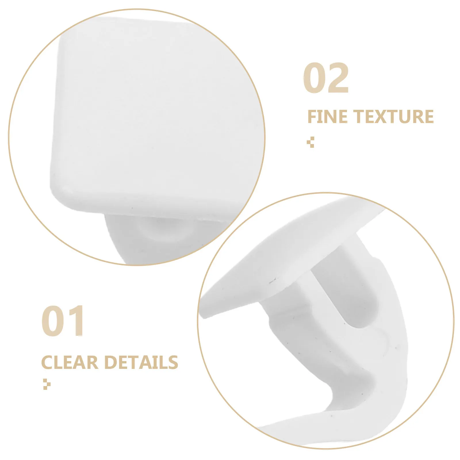 10Pcs Radiator Cover Support Clip Plastic Heat Resistant Hose Mounting Clip Repair Fan Shroud Hose Retaining Kit Clamp