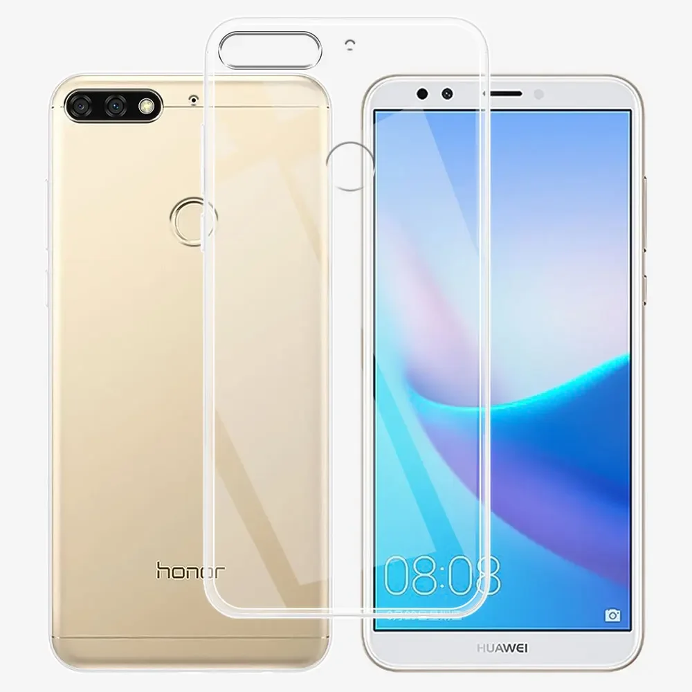 For Honor 7C 5.99 /7C RU 5.7 Case Clear Soft Silicone Phone Case For Honor 7S 7A Pro 7A Prime Honor 8C 8A Pro 8A Prime Fundas