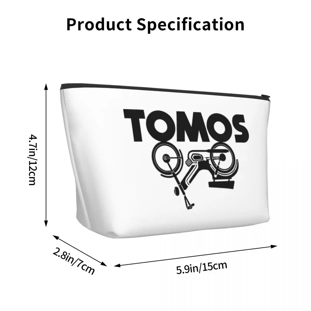 Tomos Moped Travel Cosmetic Bag Makeup Bag Lipstick Bag Cosmetic Case Cosmetics Organizer For Women Female Gift