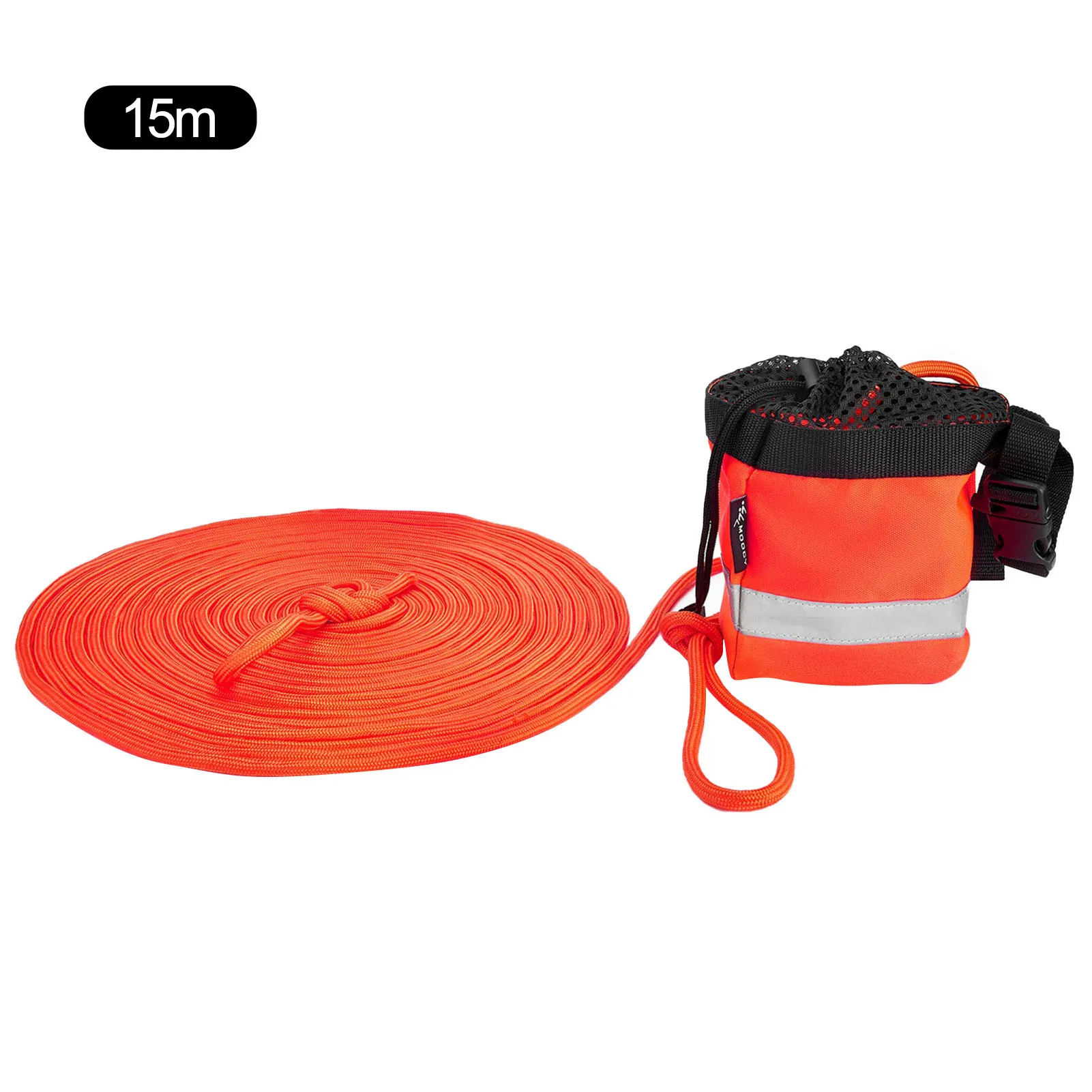 Flotador reflectante Life Line Rescue Throw Rope Bag, kayak, canoa, canoa, canotaje, Rafting, bote, deporte acuático