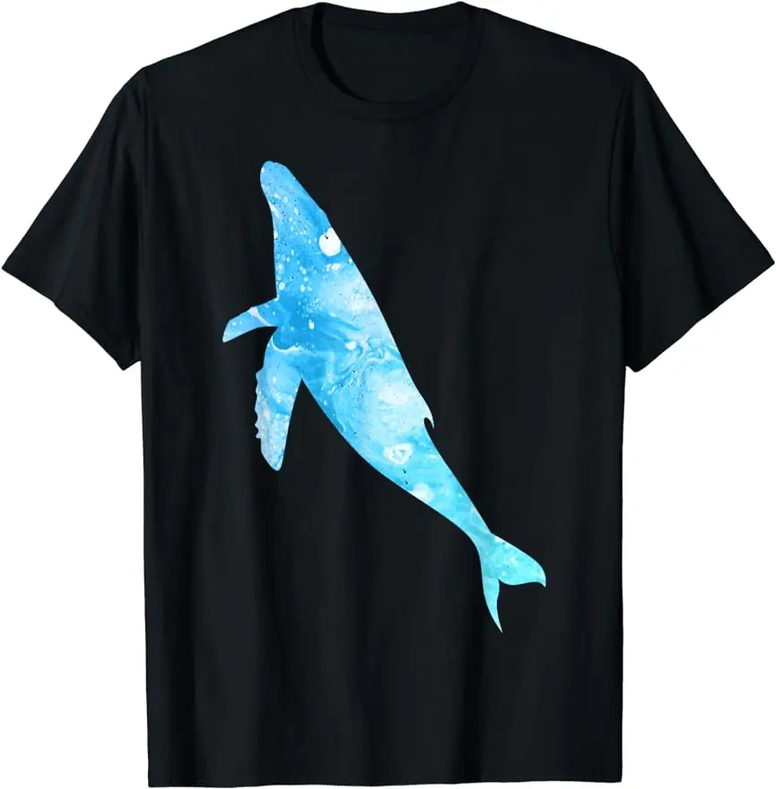 2024Animal Lover in The Nature with Silhouette of Humpback Whale T-Shirt