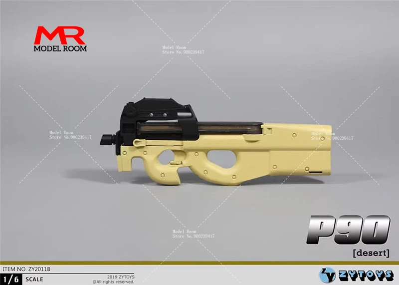 ミリタリー MODERN FIREARMS COLLECTION P90 1/6 Scale P90 Submachine Gun Model for 12 Action Figure