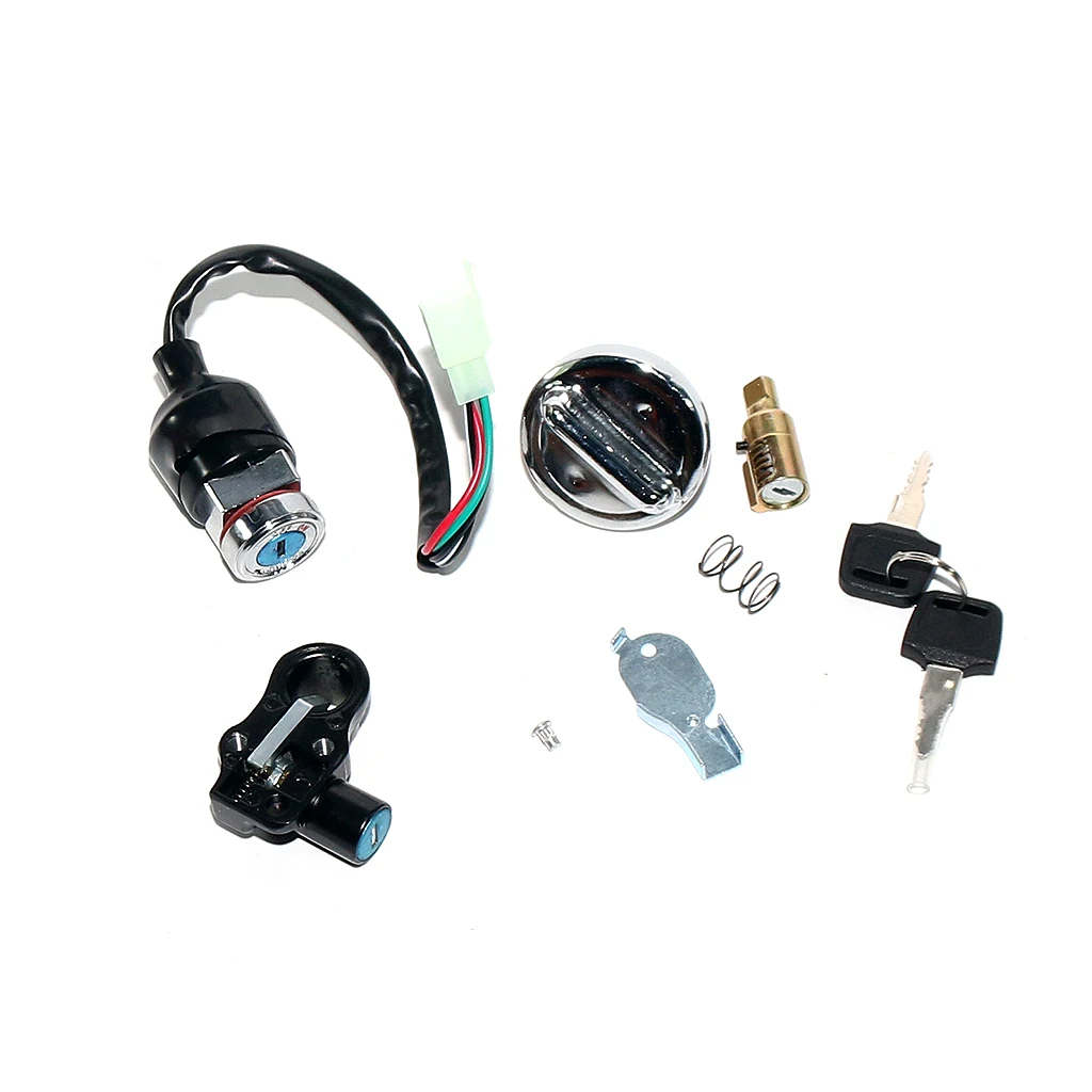 Juego de cerradura CT70 para motocicleta, interruptor de llave, tapa de tanque, bloqueo de asiento para Honda DAX CT70 ST50 70CC