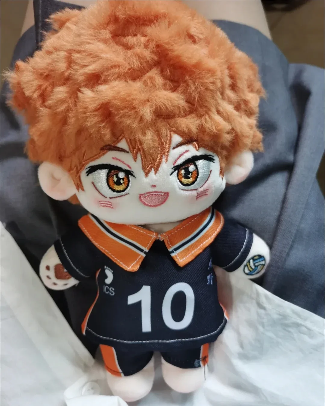 Anime Haikyuu!!、Karasuno Sugawara Koushi Dress-up Doll Costume For 20cm Plush Stuffed Doll Body Clothing Outift Toys Gift