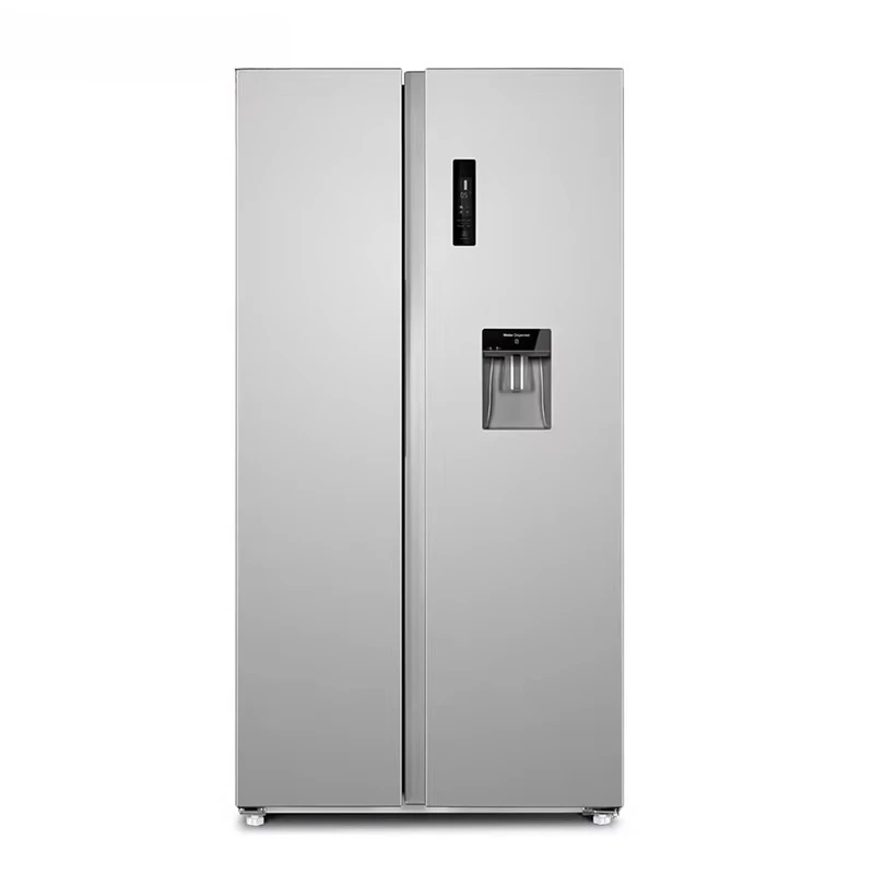 

Smart refrigerator side by side double door with water dispenser stainless steel door refrigerator household refrigerator