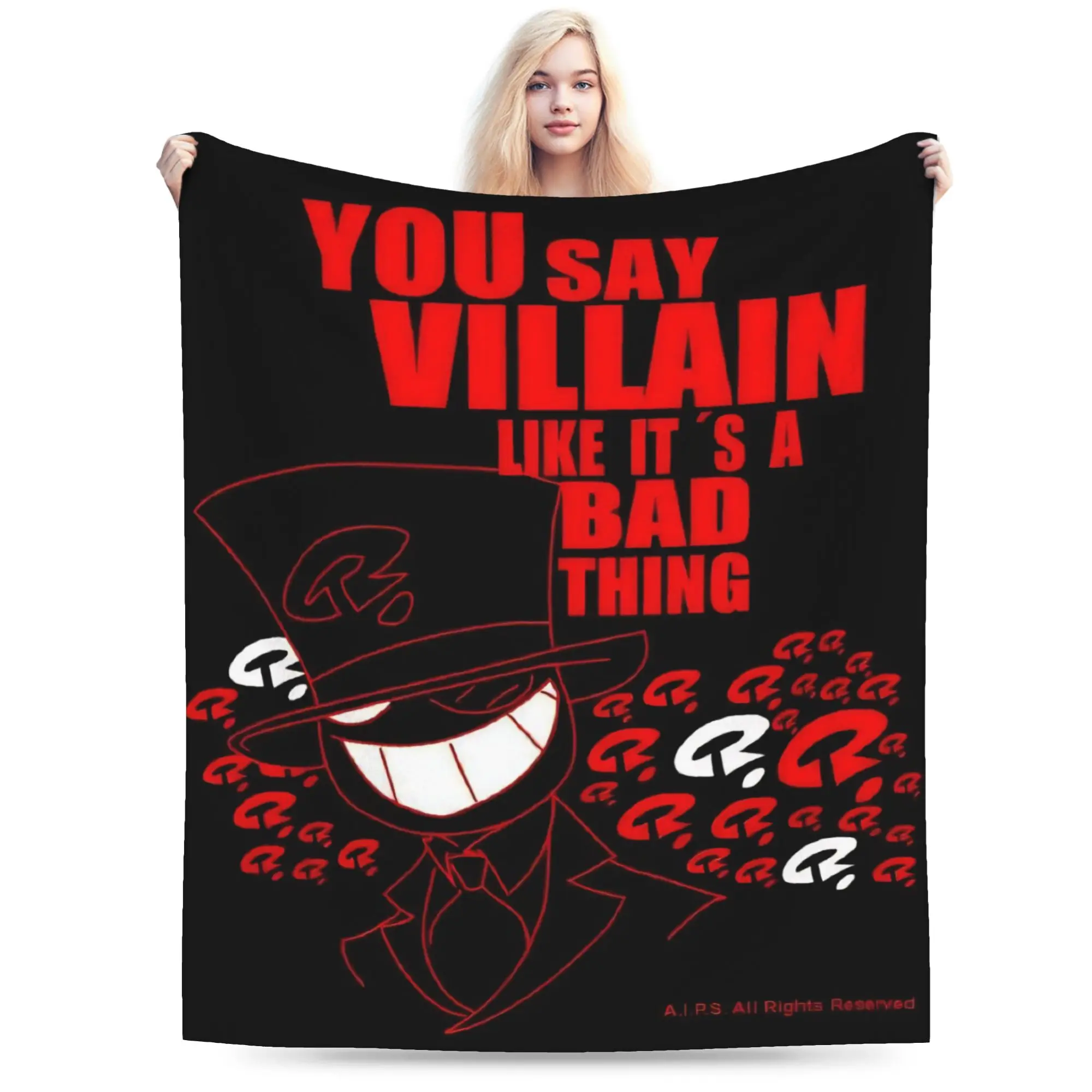 Villainous Comdy Merch Blanket Soft Velvet  Throw Blankets Comfortable Bedspread