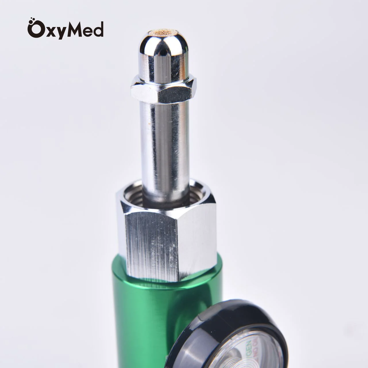 High Quality Click Style Oxygen Regulator CGA540 Barb or Diss Connection Medical Pressure Regulator