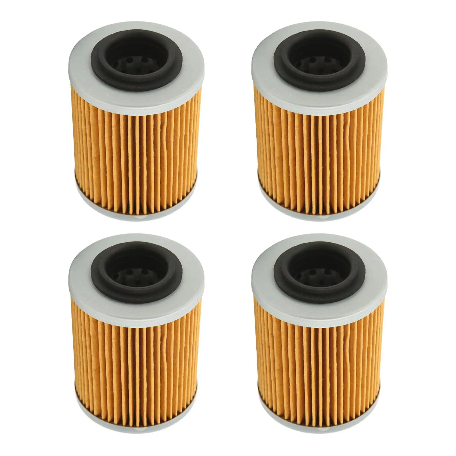 4pcs Oil Filter 420256188 KN152 HF152 for Can Am 330 400 450 500 (2003 2017)