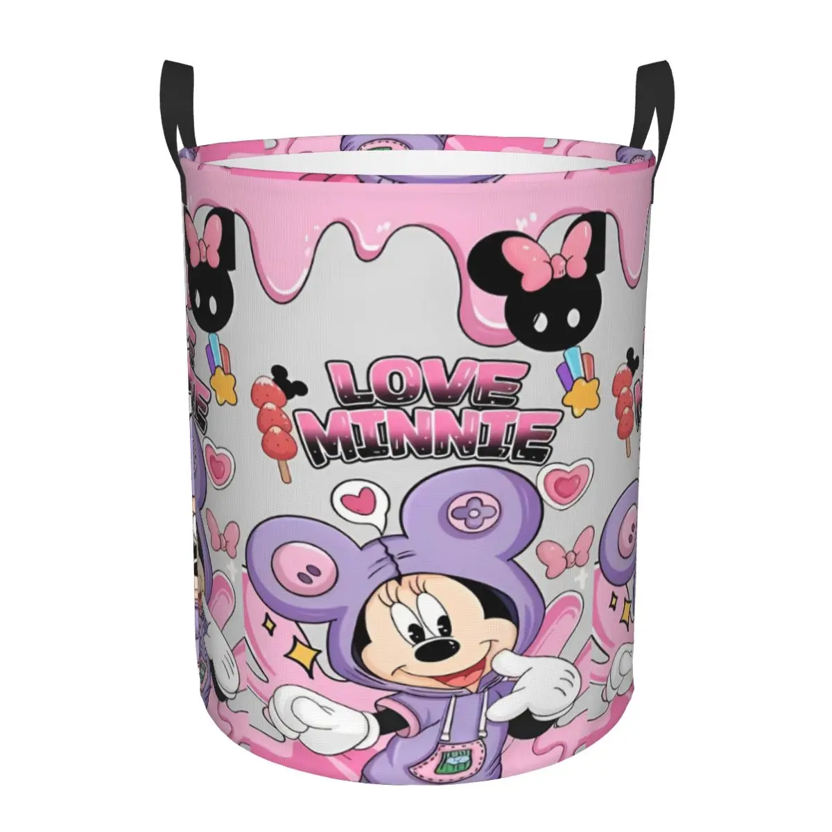 Minnie Mouse Toys Storage Basket Box Organizer Bins for Game Room