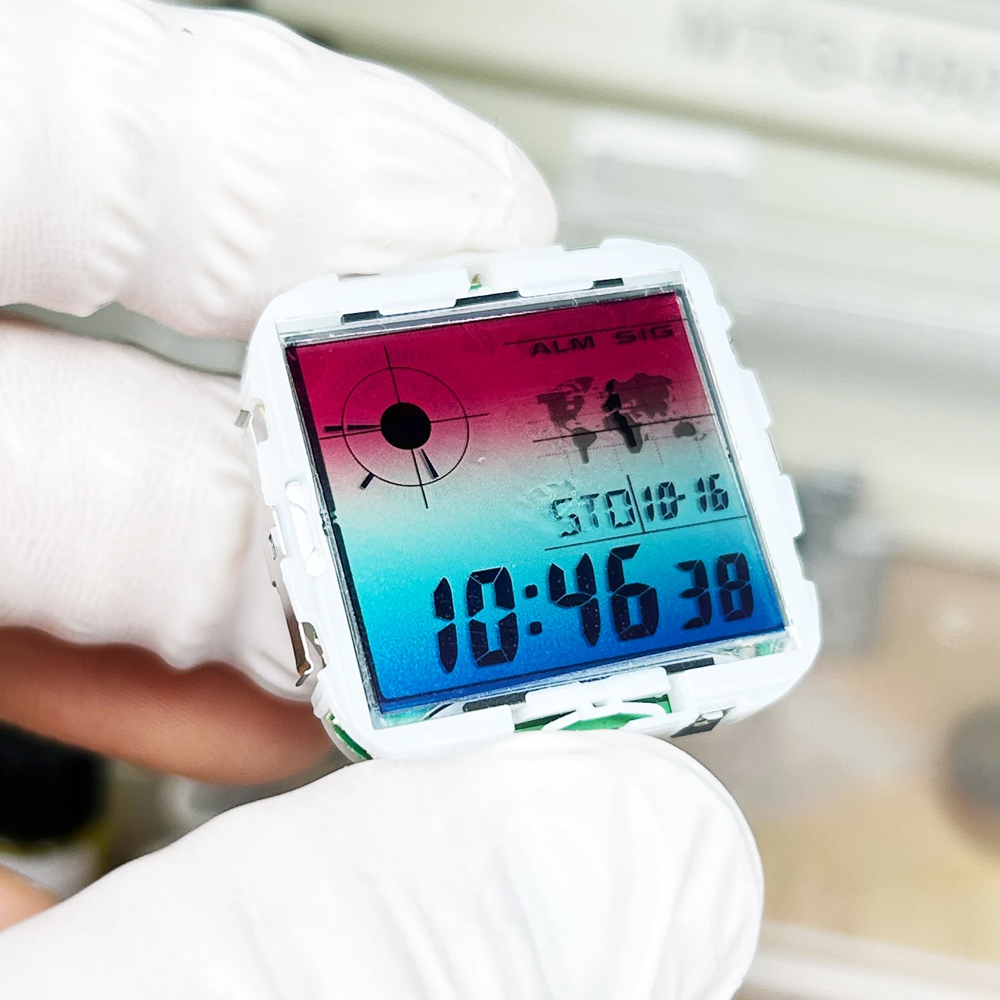 Color Display Film for Casio AE-1200 AE-1300, DIY Screen Modification Overlay Sticker, High-Quality Watch Dial Upgrade Kit image 2
