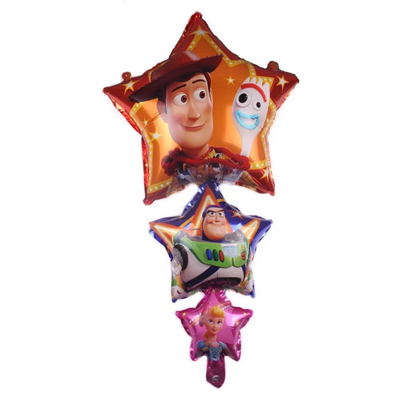 Disney Buzz Lightyear Kids 1st Number Balloon Set Toy Story Birthday Party Supplies Baby Shower Boy Party Decoration Globes