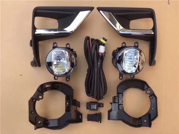 Fog Light Kit for Prado 18, Fog Lamp Assembly, LED Daytime Running Lights, Upgrade Fog Light Cover, Car Accessories
