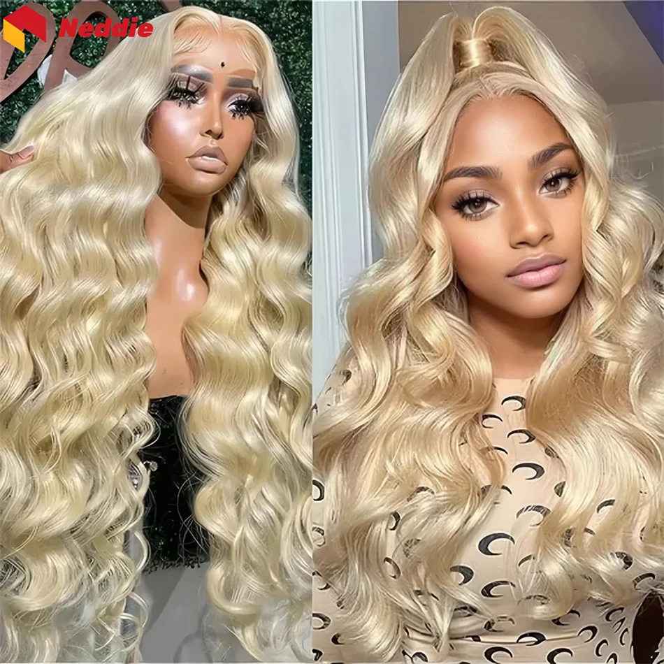 200 Density Cheap 13x6 Lace Frontal 100% Human Hair Wigs Preplucked For Women Choice Front Body Wave 613 Wig On Sale Clearance