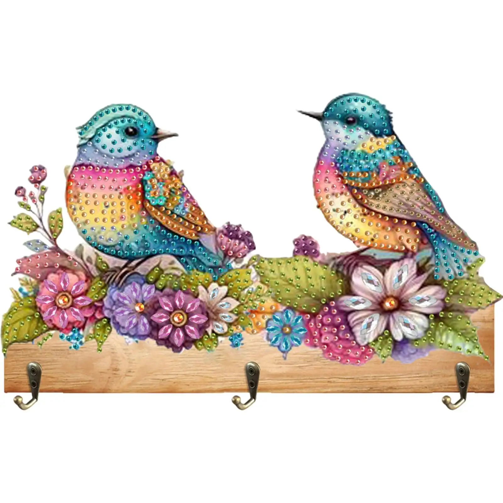 

Деревянный крючок для алмазной вышивки DIY, без сверления, для декора стен