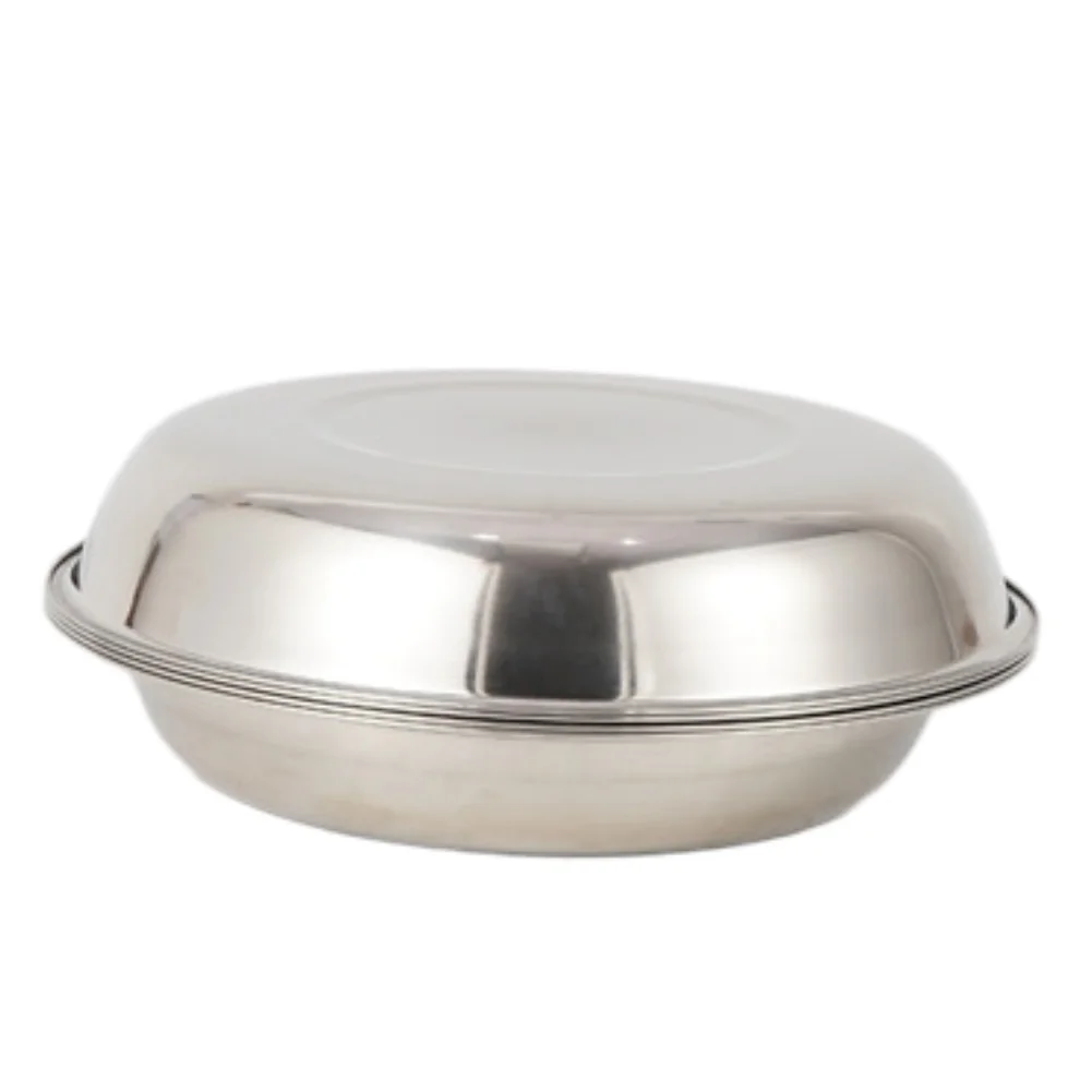 22 Piece Portable Stainless Steel Dinnerware Set for Camping For Picnic Outdoor Activities Stackable Bowls Plates Sauce Dishes