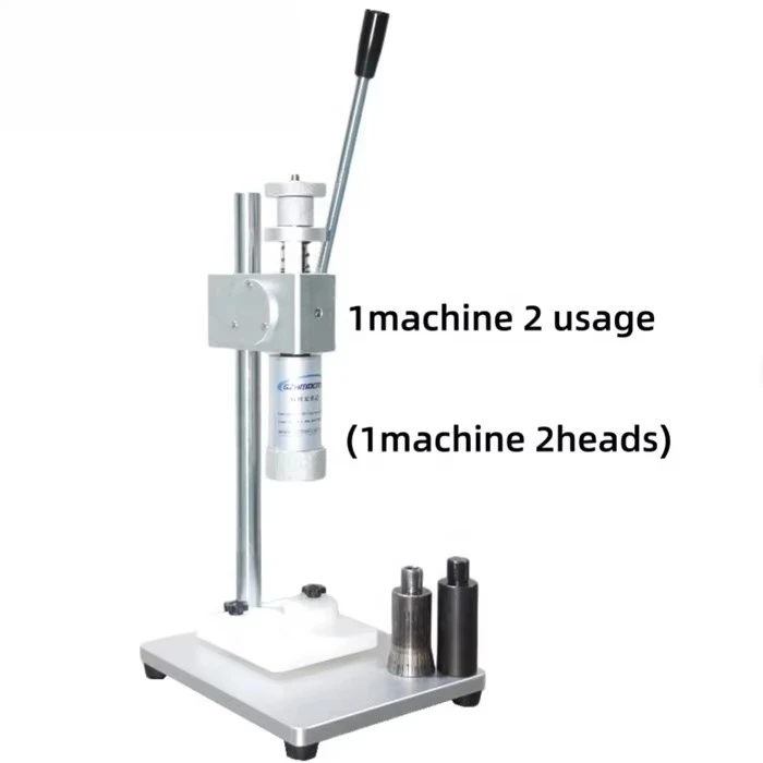 ماكينة تجعيد زجاجات العطور اليدوية ماكينة ختم خط العنق العطور