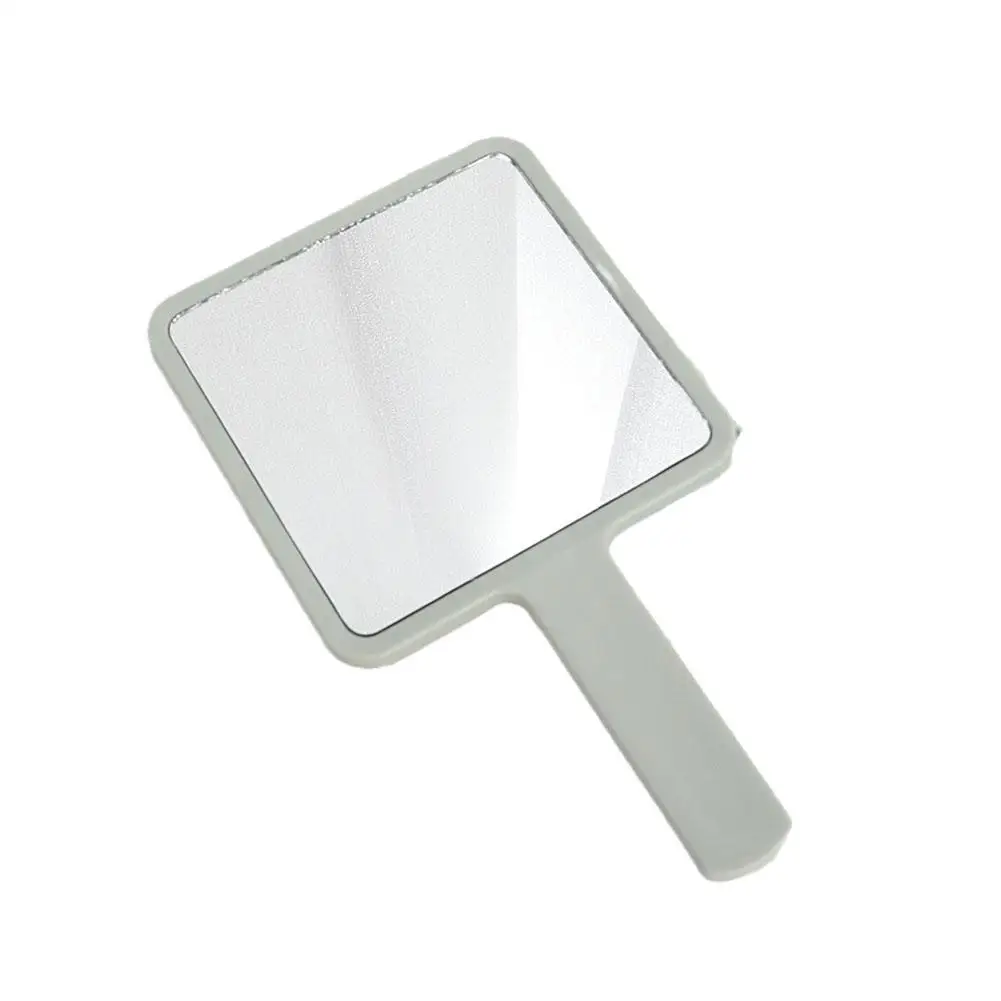 Extension Handheld Makeup Mirror Square Makeup Vanity Mirror With Mirror Compact Mirrors Hand Handle B9I5