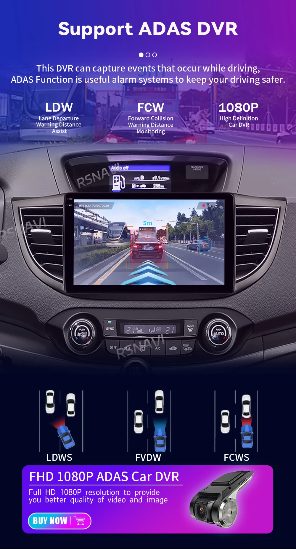 Android 16 Carplay Auto Car Radio Multimedia Player For Honda CRV CR-V 2012-2016 WIFI+4G DSP Autoradio Stereo 2din Head Unit