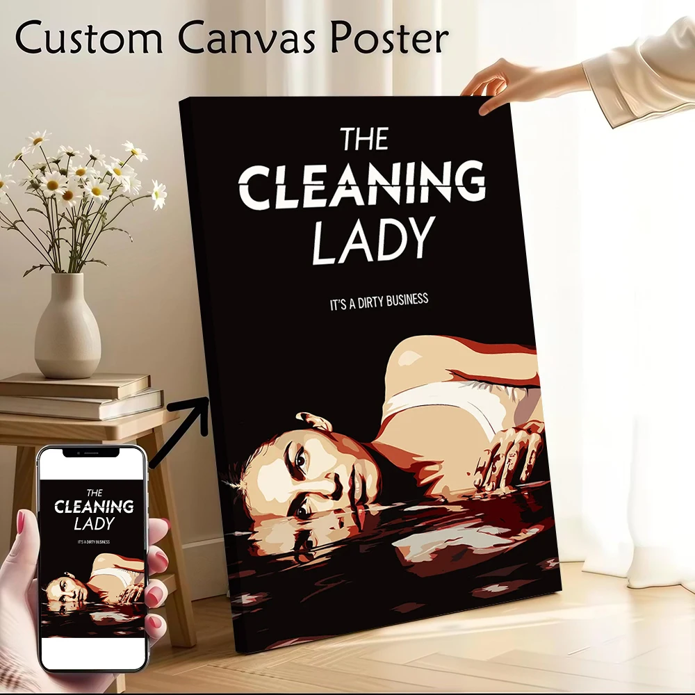 

The Cleaning Lady Movie Poster Customizable Printed Canvas Painting for Pictures Wall Art Modern Home Decoration Ornaments Room