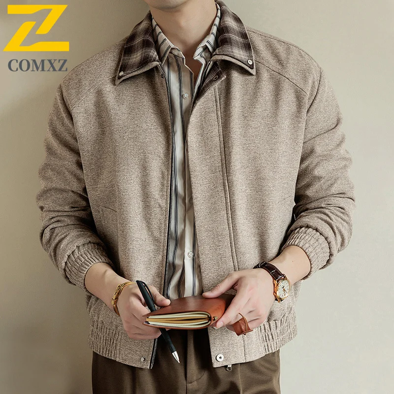 

2025 New Big Tall Mens Long Casual Jacket Original Design Loose Fit Plus Size Coat Autumn Winter Outdoor Windbreaker M to 8XL