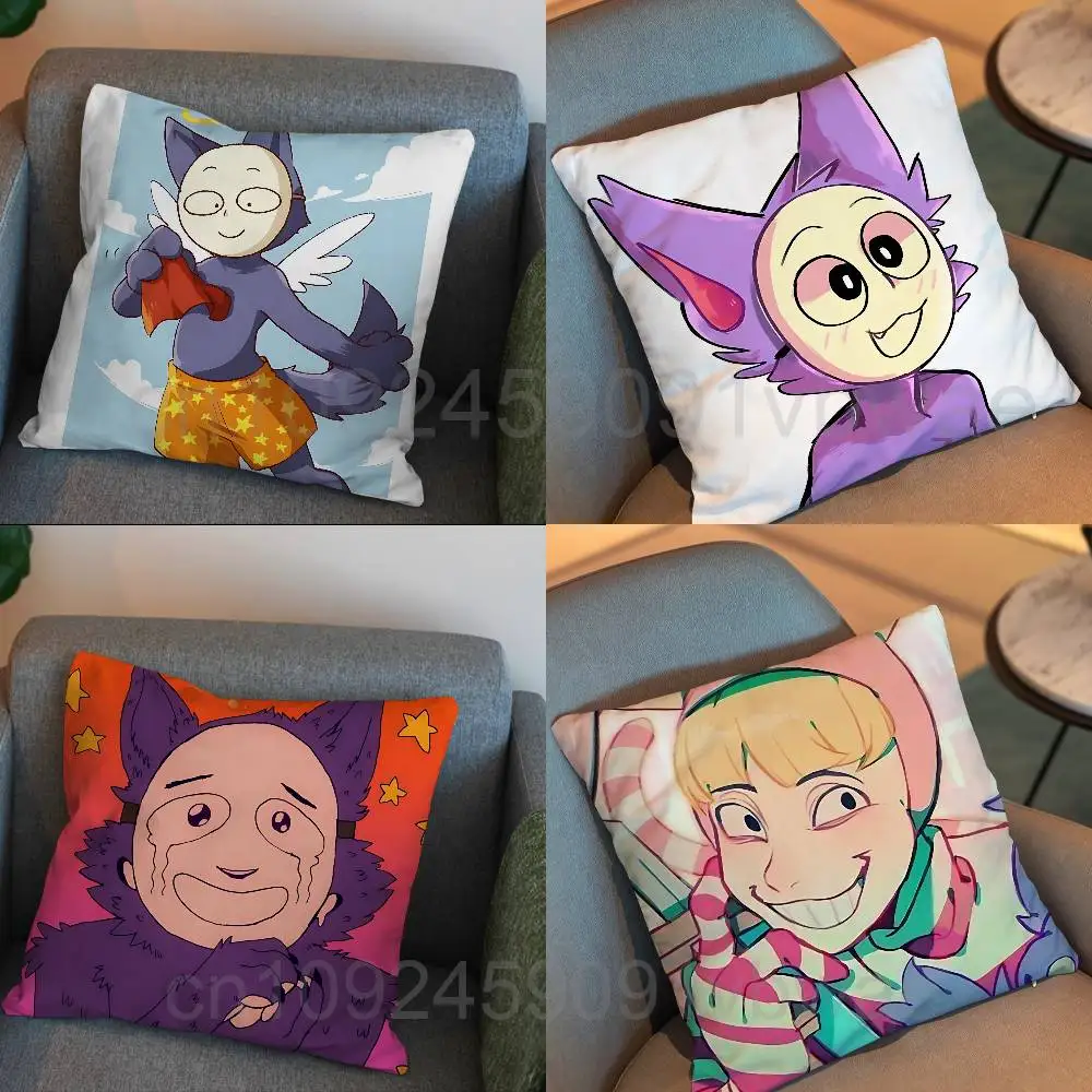 

Magical animation Kedamono Popee pillow cover living room sofa cushion cover bedroom room bed pillow cover home decoration