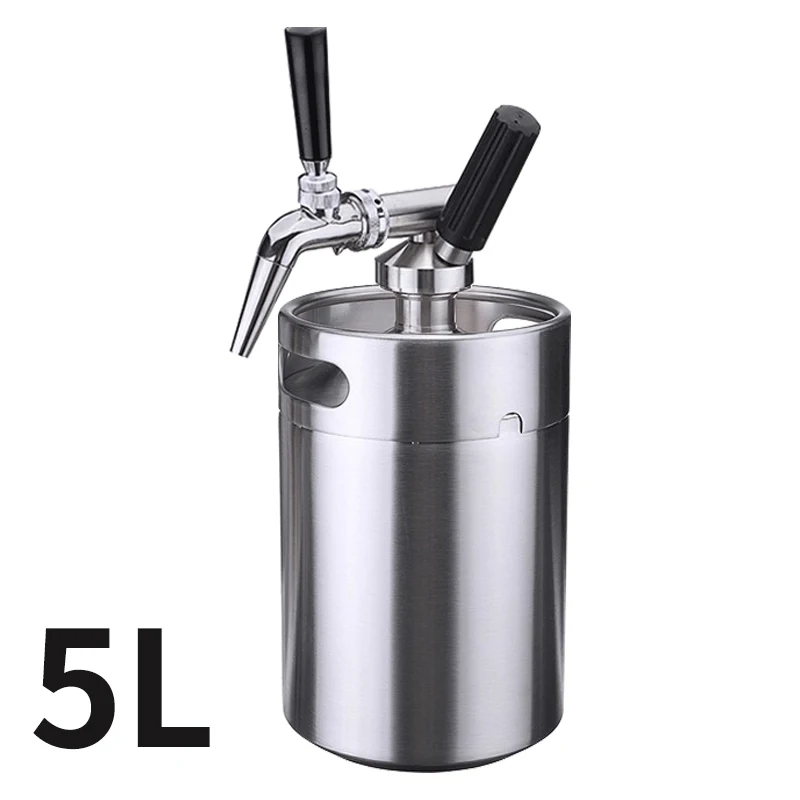 Nitrogen Coffee Pot Cold Brew Coffee Maker Stainless Steel With Convenient Faucet Sanitary Corrosion Resistant