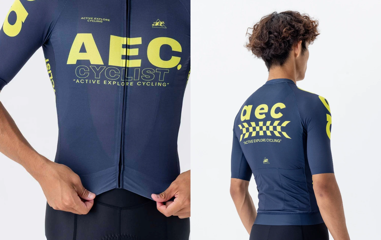 AEC Damen Langarm-Radtrikot Schnelltrocknend Herren Kurzarm-Fahrradoberteil Sommer Atmungsaktive MTB-Bekleidung FengChi Serie – Detail 4