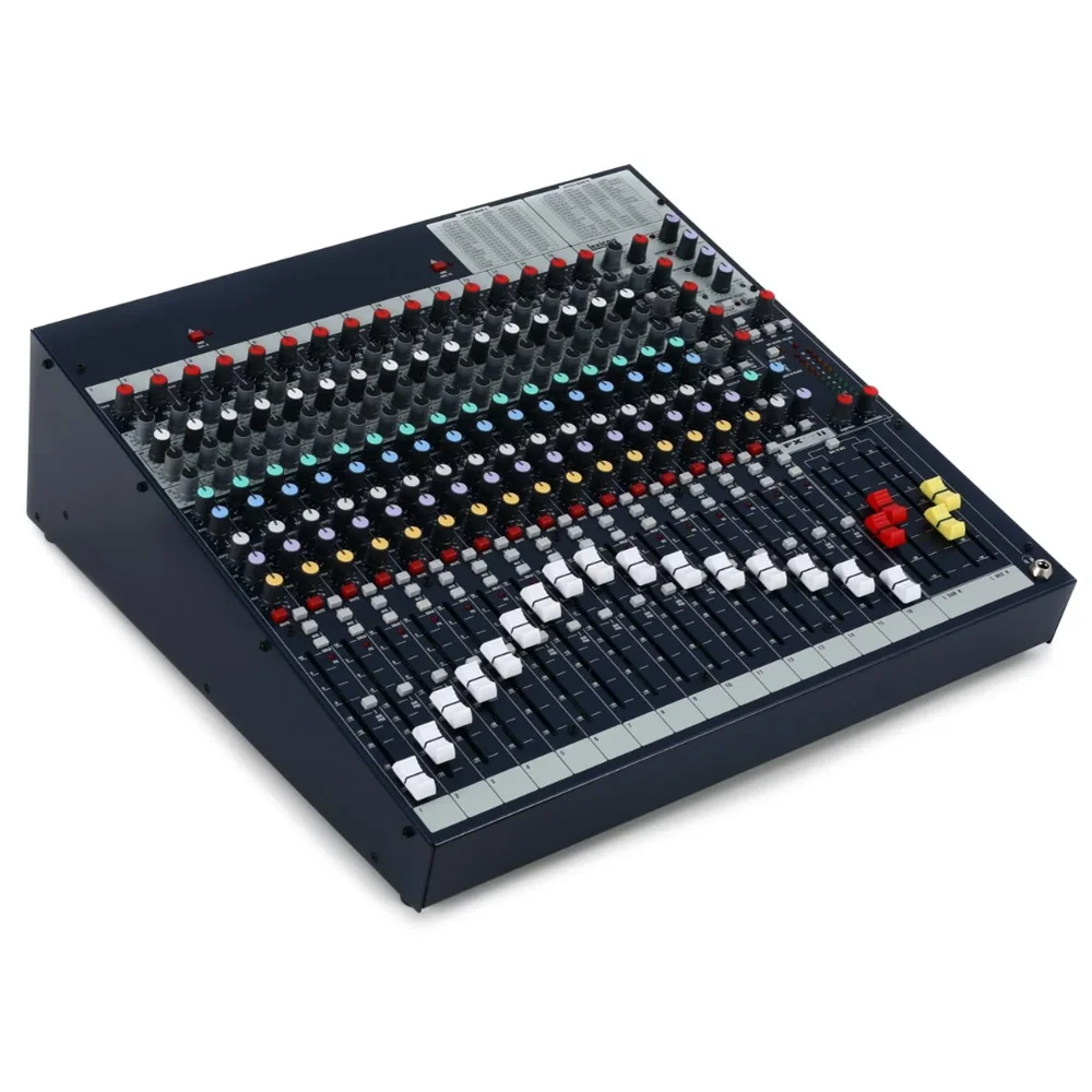 FX16ii Mixer with 32 Effects 3-band EQ with Swept Mix-band Two Sub-group Outputs Built-in 24 Bit Digital Effects Processor