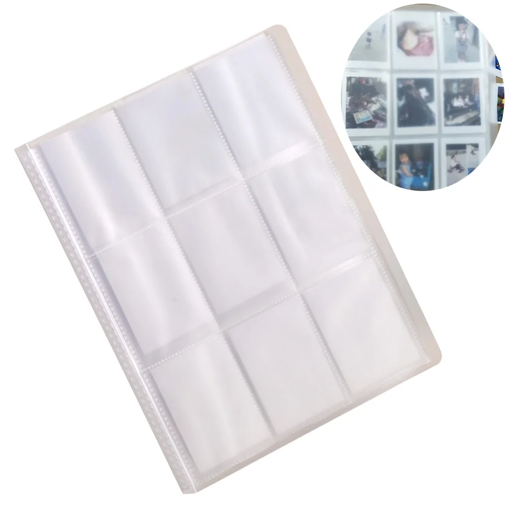 

288 Pockets Mini Photo Album 3 Inch Clear Holder For Instant Camera Large Capacity Name Cards Book Movie Train Tickets Storage