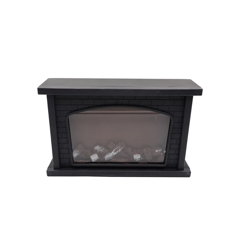 LED Creative Fireplace Light, Flame Light Square Indoor Study Shop Flame Ambient Light Creative Fireplace Luminous Flux 2800lm