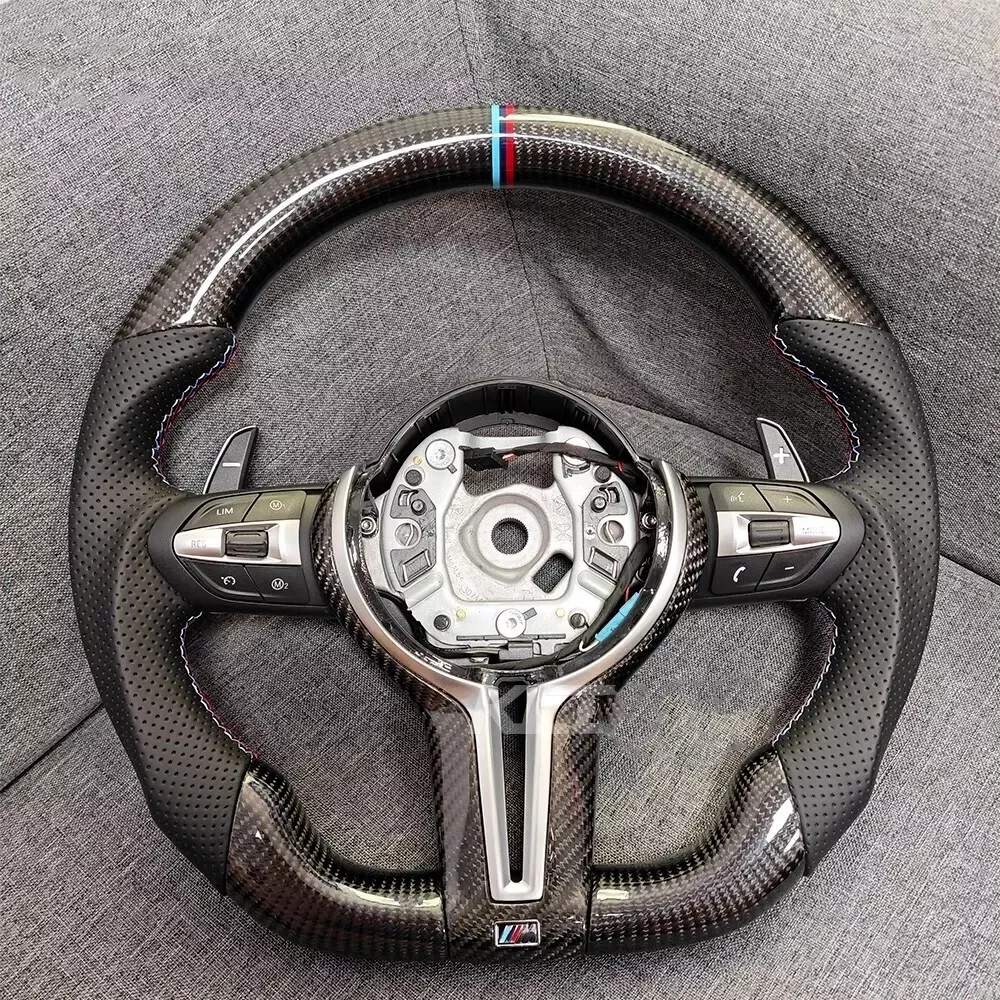 Carbon Fiber Steering Wheel Fit for BMW F30 F31 F32 F33 F34 F36 F22 F23 M2 M3 M4