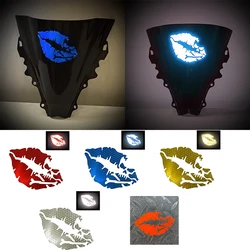Reflective Honeycomb Lip Stickers, Motorcycle Helmet, Skull, Sexy Lips, Motocross, Fuel Tank, Cafe Racer, Body, Car Windows Deco