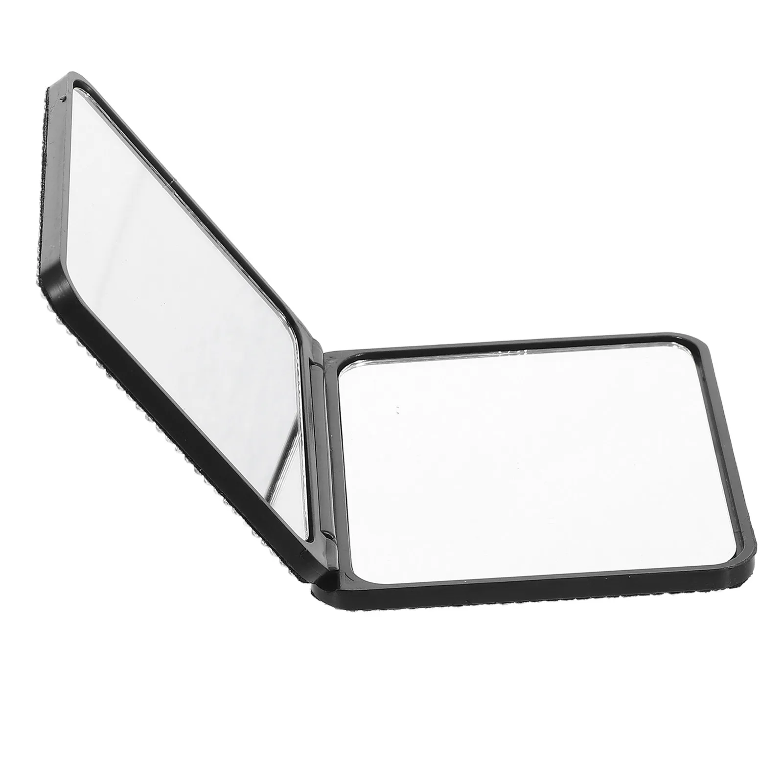 Luxury Rhinestone Mini Compact Makeup Mirror Foldable Handheld Vanity Mirror for Women Purse Travel Touch Ups on Go