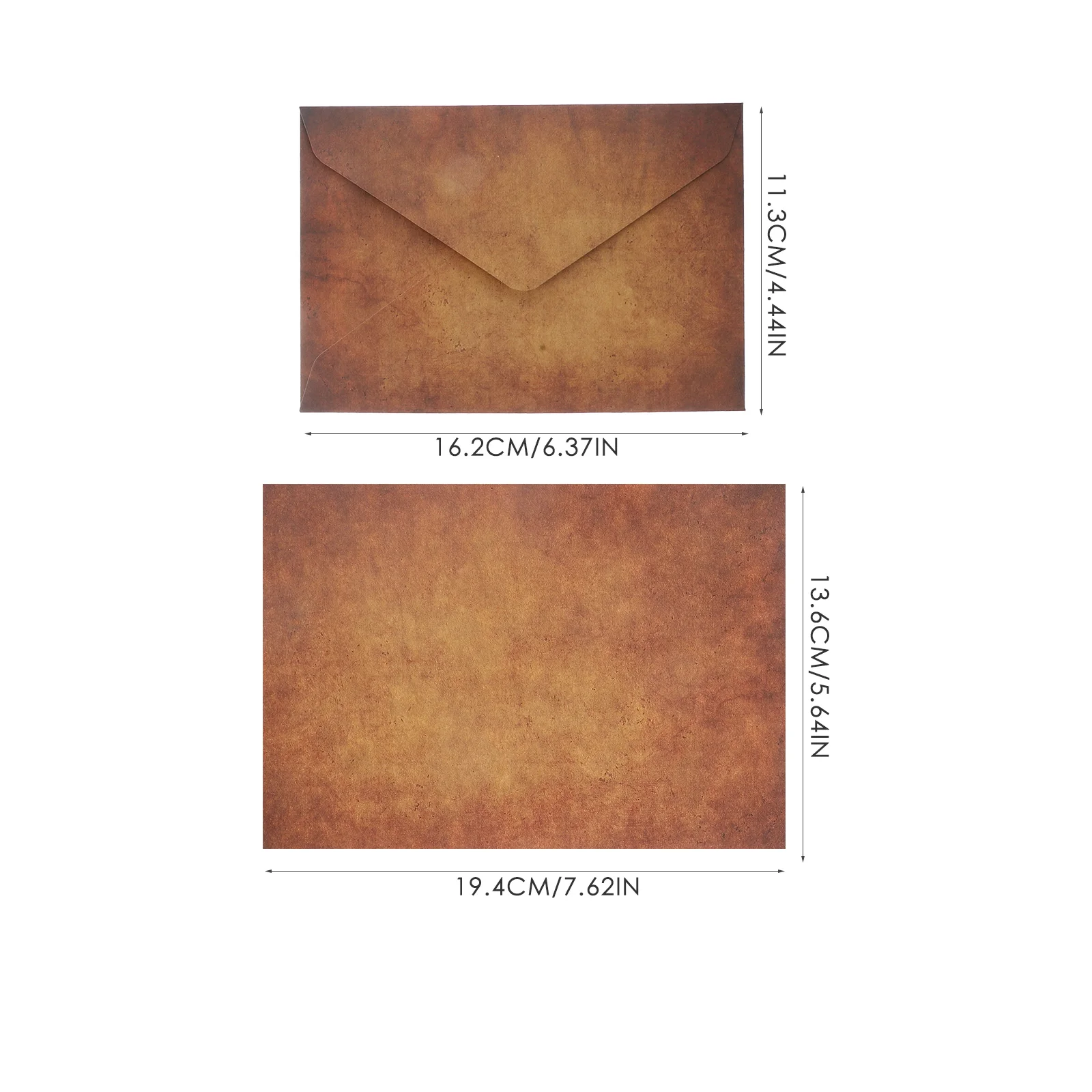 

5 Sets Vintage Stationery Letter Envelope Envelopes for Greeting Photo Hemp Rope Papers