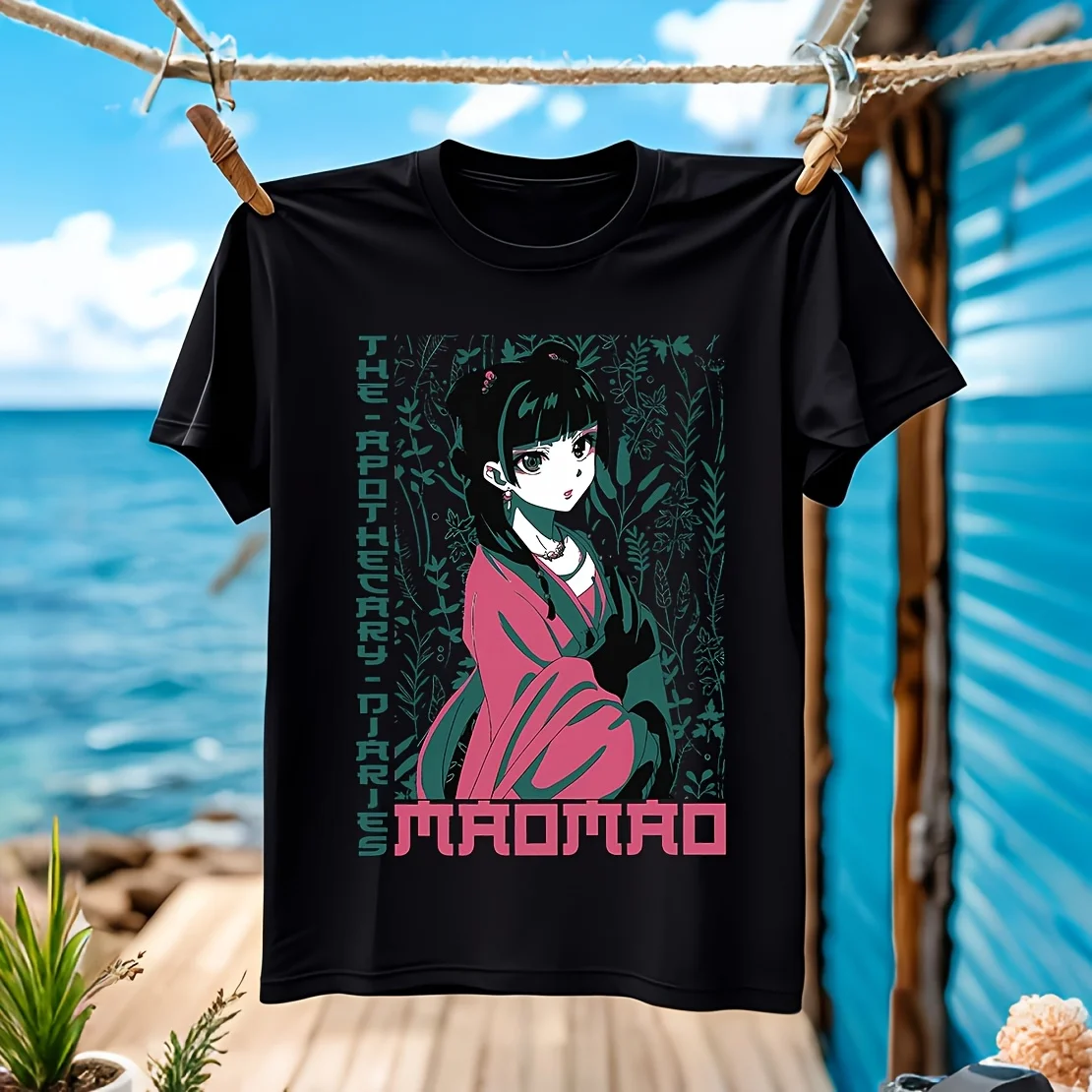 

New The Apothecary Diaries Printed Summer Personalized Men's T-shirt 100% Cotton Casual Breathable Confortable sports occasions