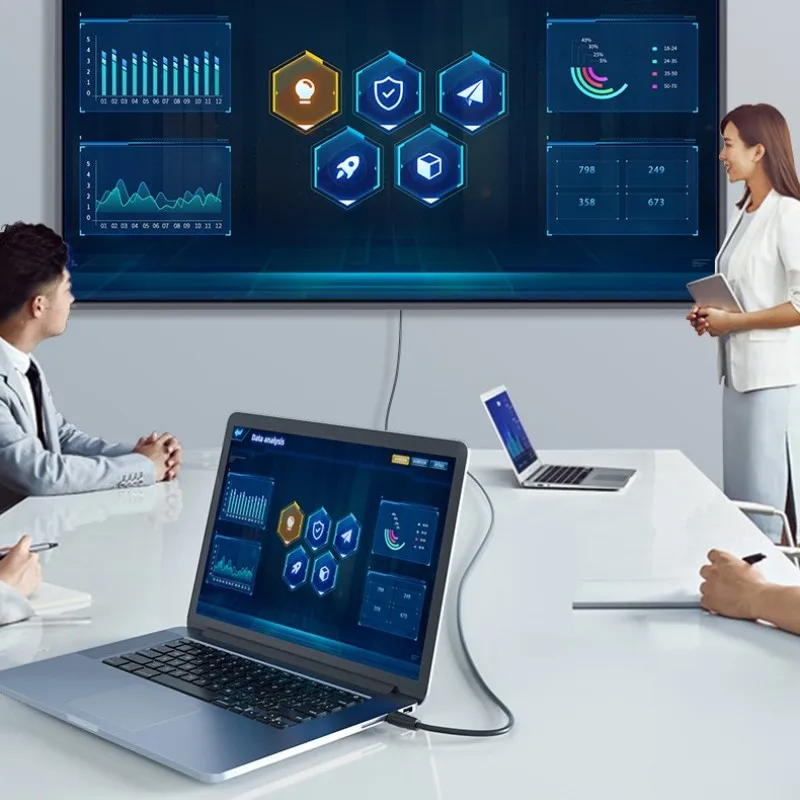 DTECH 18Gbps Gold Plated Video Audio Cable 1m 4K 3D HDR 60Hz Male to Male 2.0 HDMI Cable