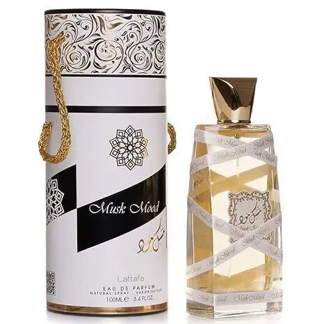 Perfume Lattafa oud mood 100 ml, fragancia floral, ámbar, almizcle y madera - Perfume árabe