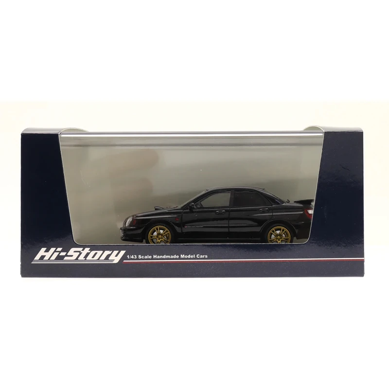 Modelo de coche de alta simulación 1:43 para IMPREZA WRX STi 2001, vehículo de resina, juguetes de colección, regalo