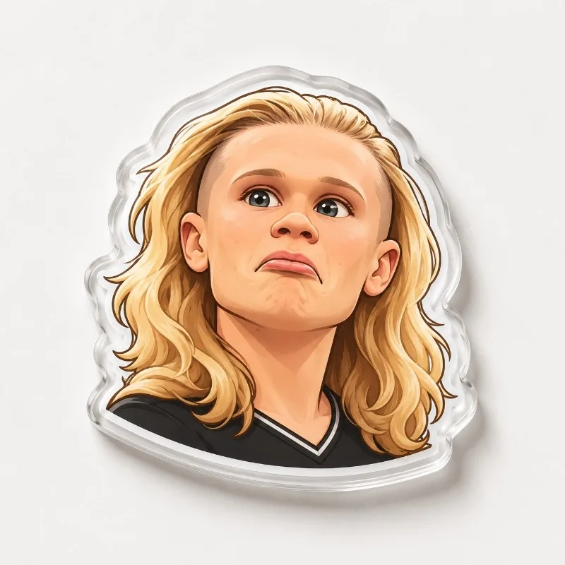 Acrylic Refrigerator Sticker Cartoon Q-version Character Creative Decoration Gift Home Decor Cute Figures Fridge Magnet Souvenir