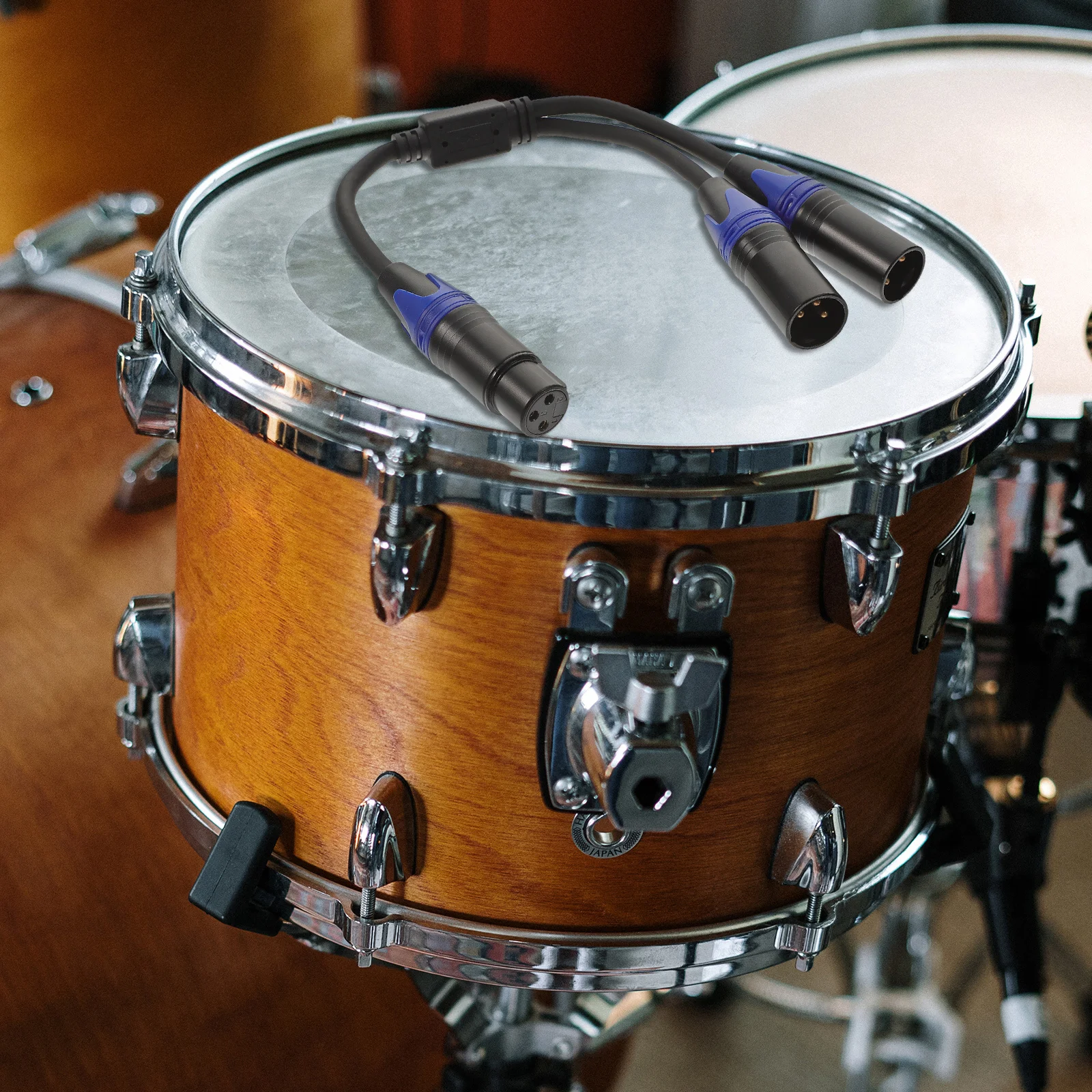 

SUPVOX Audio Cable 3 Pin Mic Cord Female to 2 Male Splitter Oxygen-Free Copper Extension for Microphone Accessories