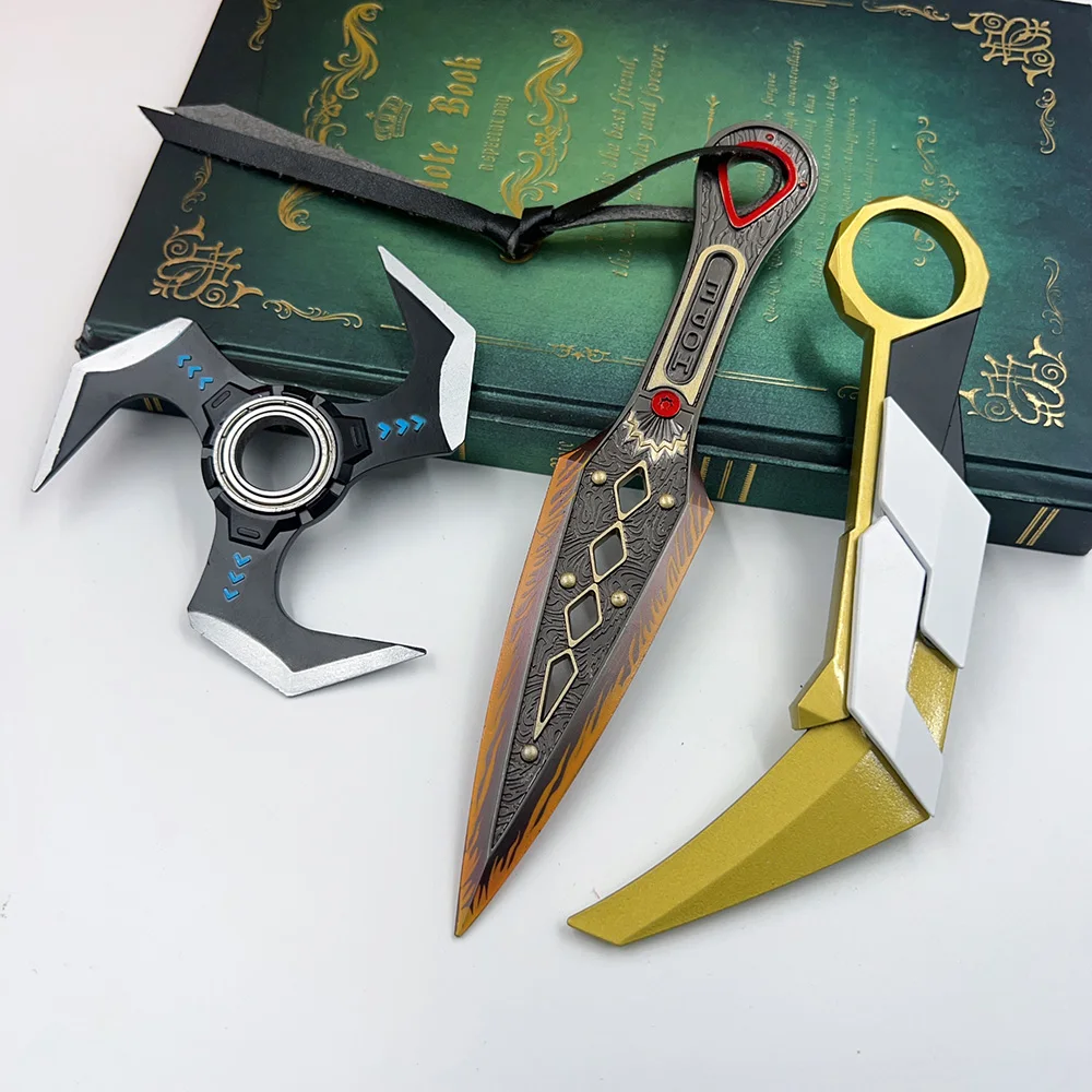 Valorant Melee Prime Karambit Series Claw Knife Cosplay Game Peripherals Tactical Knife Kunai Dart Keychain Samurai Sword Gifts